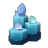 Amberfall Blue Gems