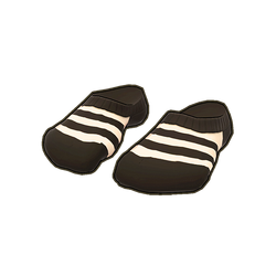 Black & White Striped Ankle Socks Icon.png