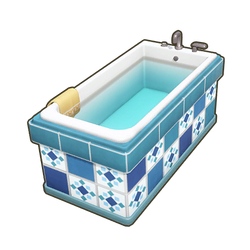 Blue Mosaic Porcelain Bathtub Icon.png