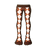 Brown Argyle Tights