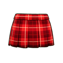 Campus Red Plaid Skirt Icon.png