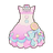 Candyland Puffy Dress