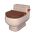 Chestnut Ceramic Toilet