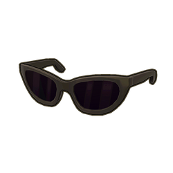 Chic Black Cat-Eye Sunglasses Icon.png