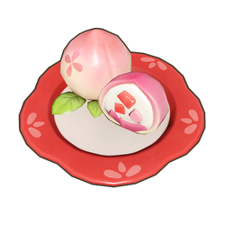 Crimson Tassel Peach Bun Icon.png