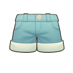 Cuffed Denim Shorts Icon.png