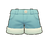 Cuffed Denim Shorts