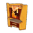 Darkwood Corner Cabinet