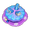 Dreamy Stargazy Blueberry Pie