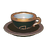Ebony & Green Ceramic Cup