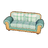 Floral Fabricart Sofa