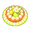 Floral Melon Pie