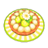 Floral Melon Pie