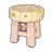 Floral Stool
