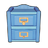 Fresh Start Sky Blue Nightstand