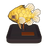 Golden Pinecone Fish Model