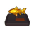 Golden White Cloud Minnow Statue