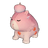 Handmade Pink Capybara Plushie