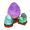 Icy Fluorite Crystal Cluster
