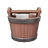 Leisurely Pause Wooden Bucket
