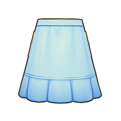 Long Blue Lace Skirt Icon.png