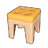 Maizeglow Square Stool