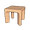 Maizeglow Wooden Square Table
