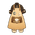 Mocha Pinafore Dress