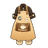 Mocha Pinafore Dress