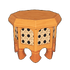 Palm Breeze Rattan Side Table