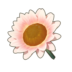 Pastel Pink Sunflower Icon.png