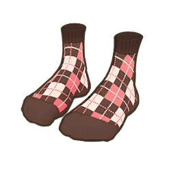 Pink & Black Argyle Socks Icon.png