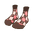 Pink & Black Argyle Socks