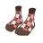 Pink & Black Argyle Socks