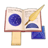 Quill Pen & Astrology Book