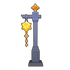 Radiant Star Streetlamp