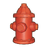 Red Fire Hydrant