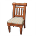 Red Oak Cushioned Chair