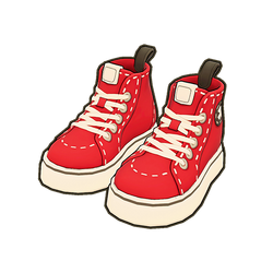 Red Platform Canvas Shoes Icon.png