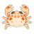 Red Spotted Porcelain Crab
