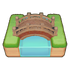 Retro Block Arch Bridge