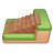 Retro Block Stone Steps