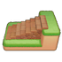 Retro Block Stone Steps