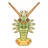 Scalloped Spiny Lobster