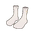 Silver Ginkgo Socks