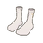 Silver Ginkgo Socks