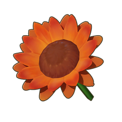 Tangerine Sunflower Icon.png
