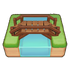 Teak Garden Bridge