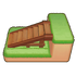 Teak Garden Steps