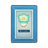Teal Bellflower Wall Art